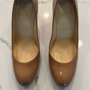 Christian Louboutin Simple Pump 70 Patent Calf Nude